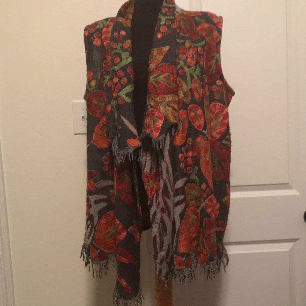 Soft surroundings bohemian vest